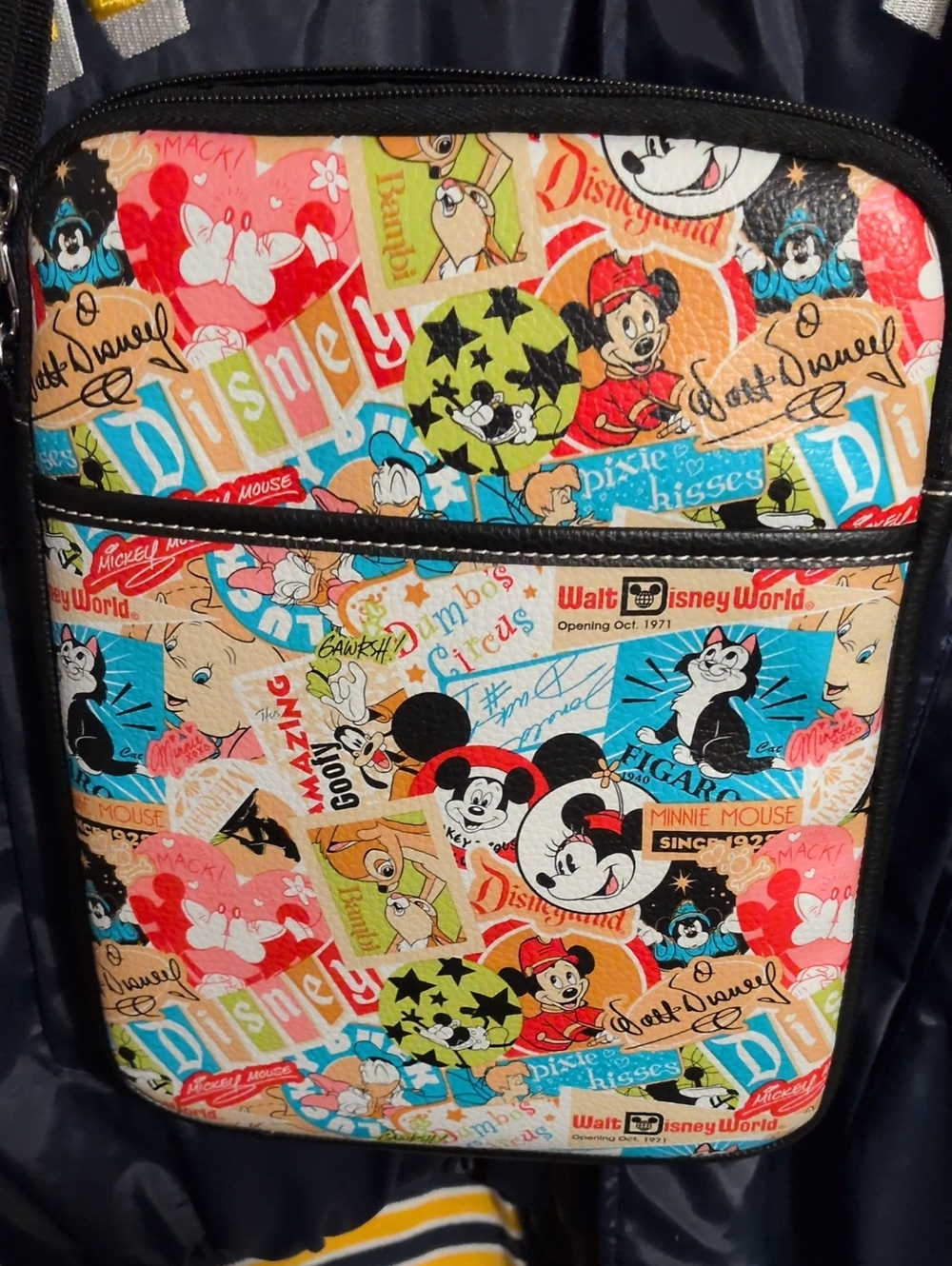 Disney Multicolor Mickey & Classic Characters iPad/Tech Bag